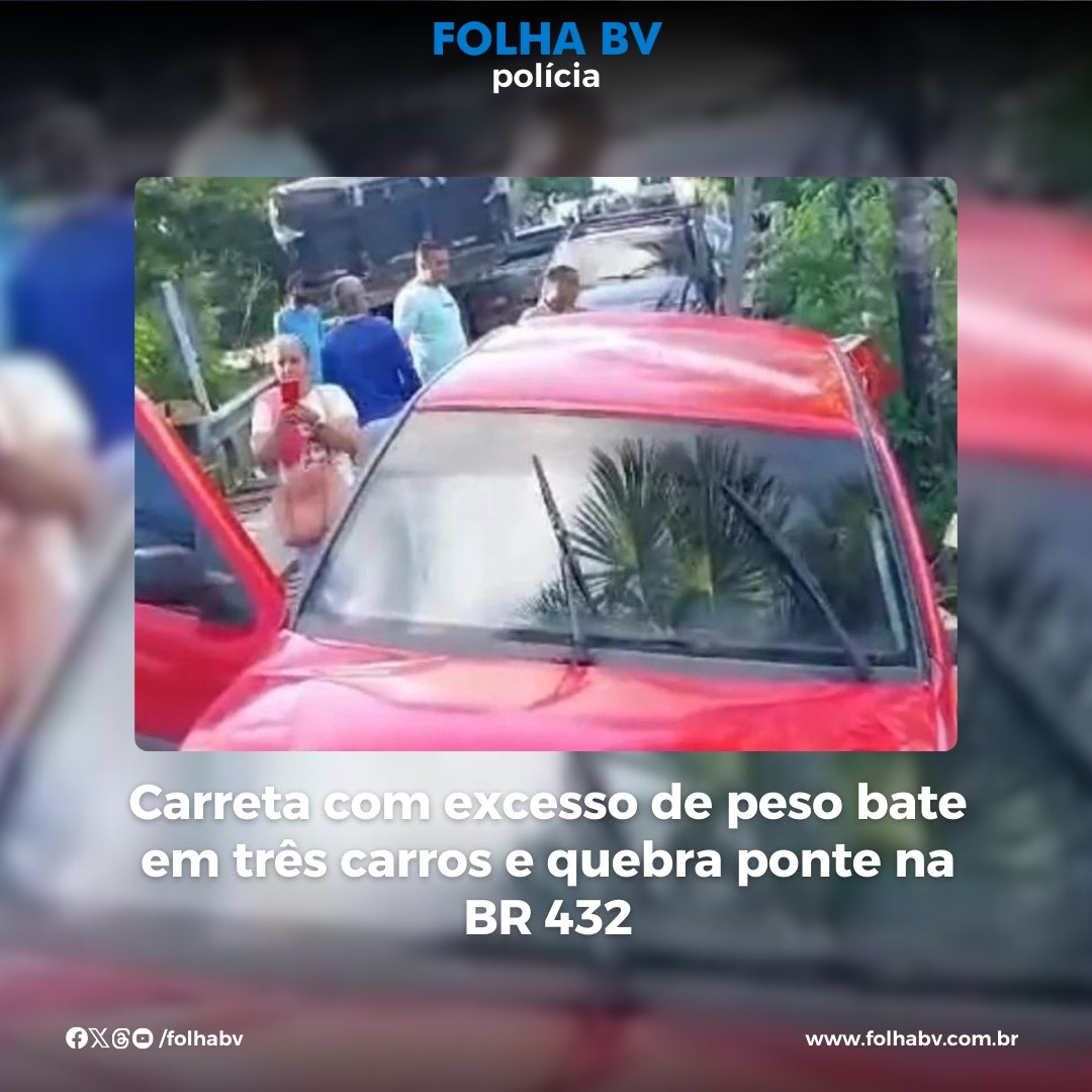 https://www.folhabv.com.br/policia/carreta-com-excesso-de-peso-bate-em-tres-carros-e-quebra-ponte-na-br-432/
