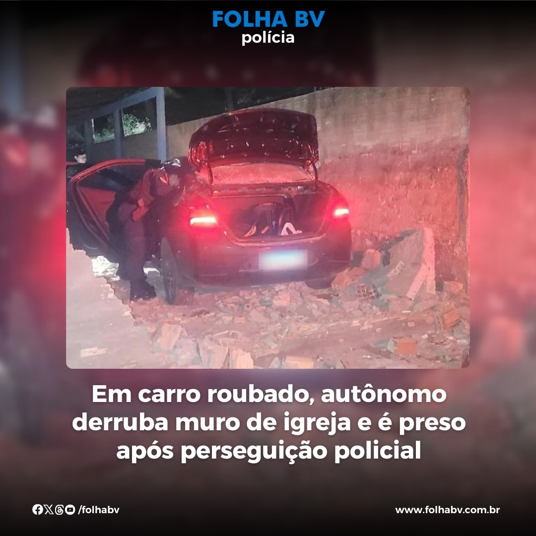 https://www.folhabv.com.br/policia/em-carro-roubado-autonomo-derruba-muro-de-igreja-e-e-preso-apos-perseguicao-policial/