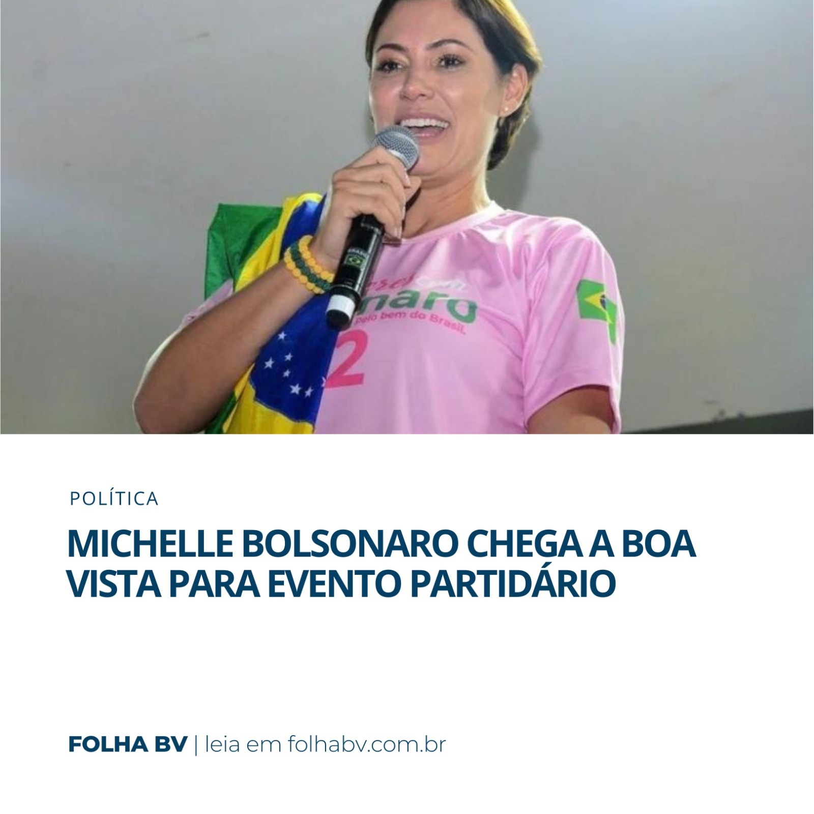 https://www.folhabv.com.br/politica/michelle-bolsonaro-chega-a-boa-vista-para-evento-partidario/