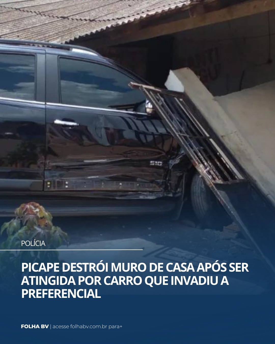 https://www.folhabv.com.br/policia/picape-destroi-muro-de-casa-apos-ser-atingida-por-carro-que-invadiu-a-preferencial/