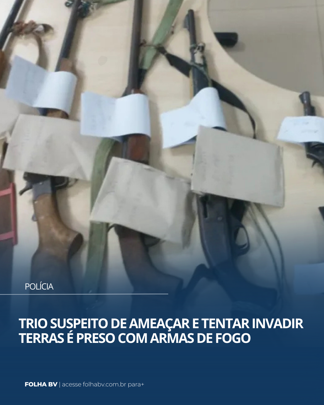 https://www.folhabv.com.br/policia/trio-suspeito-de-ameacar-e-tentar-invadir-terras-e-preso-com-armas-de-fogo/