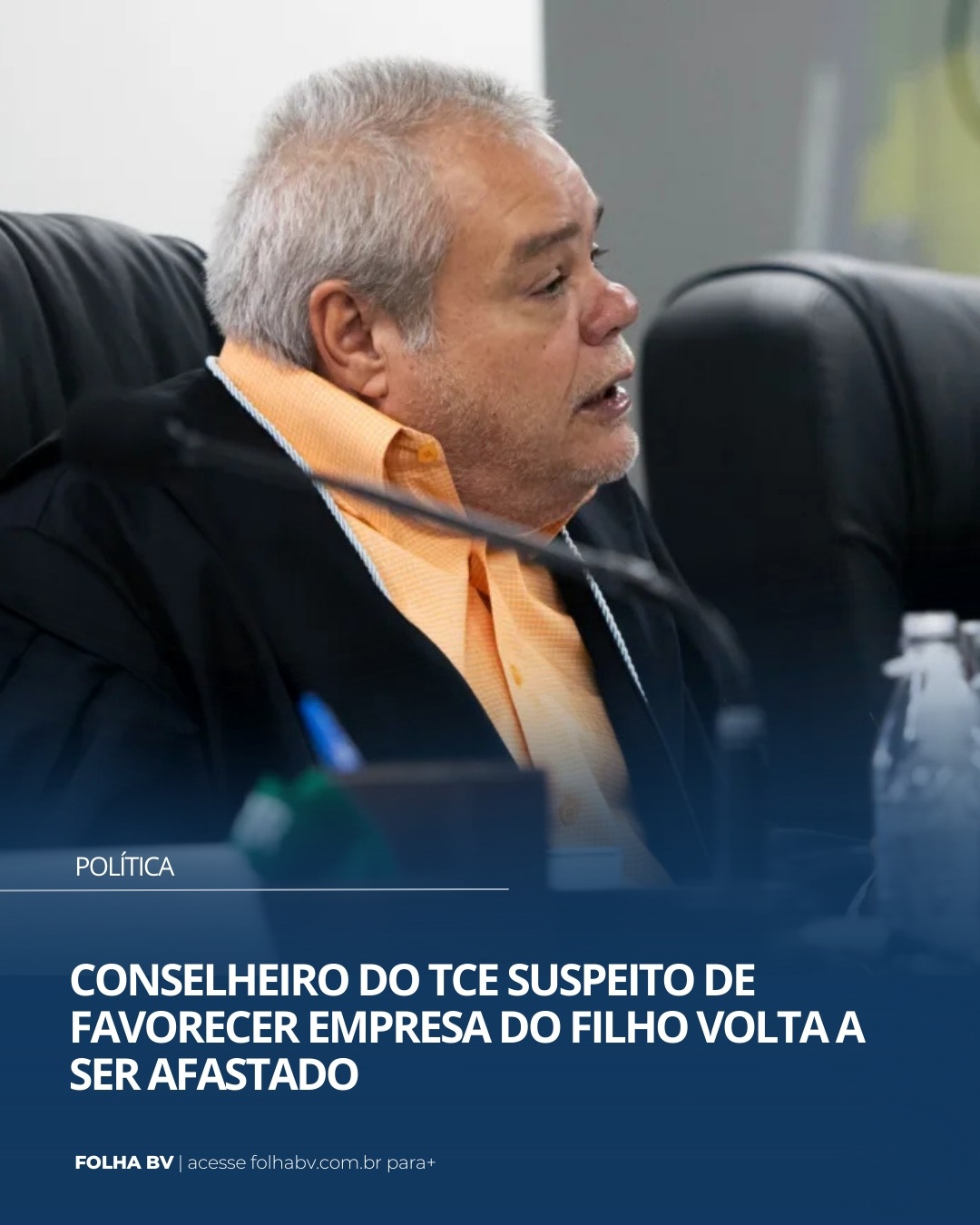 https://www.folhabv.com.br/politica/conselheiro-do-tce-suspeito-de-favorecer-empresa-do-filho-volta-a-ser-afastado/