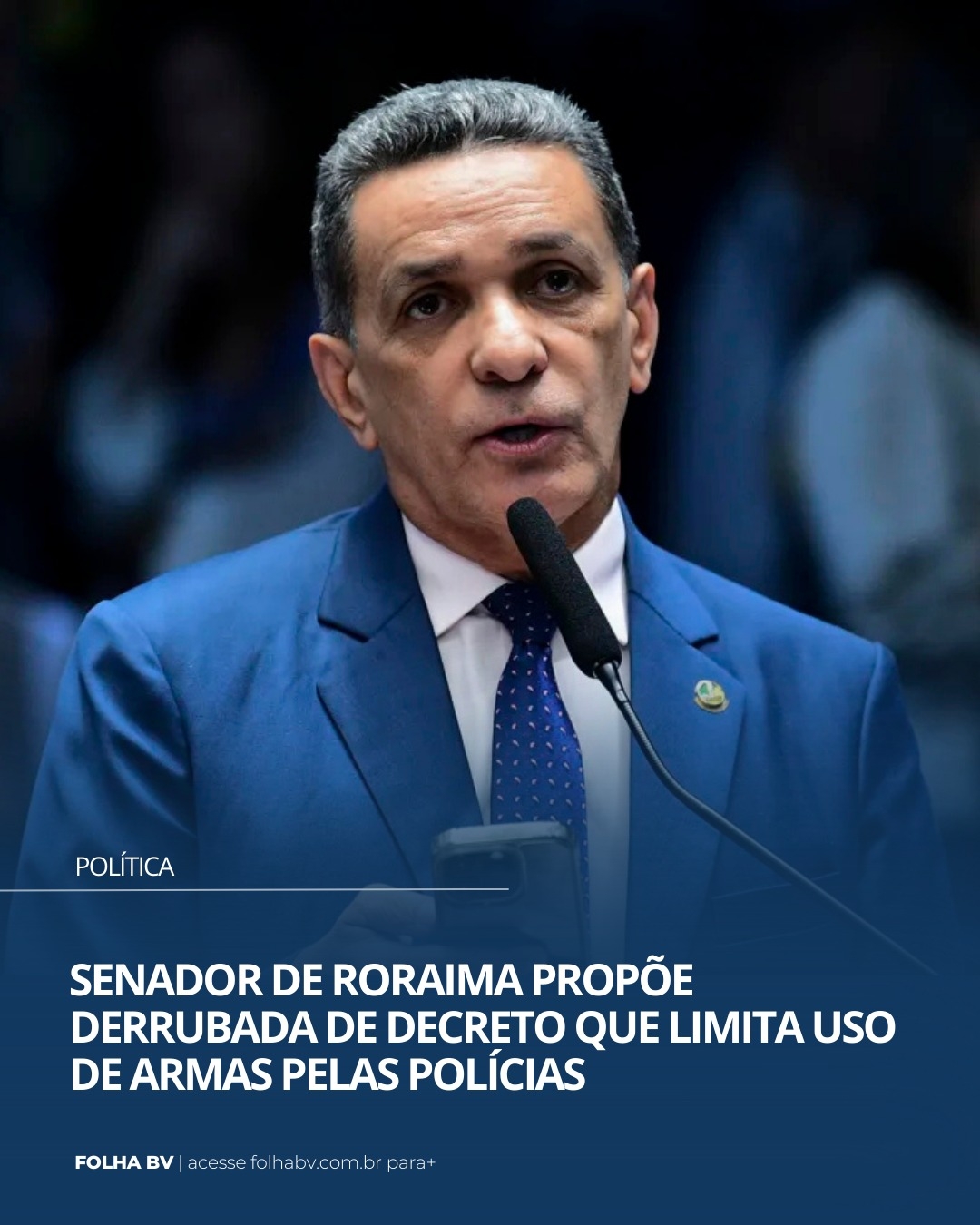 https://www.folhabv.com.br/politica/senador-de-roraima-propoe-derrubada-de-decreto-que-limita-uso-de-armas-pelas-policias/