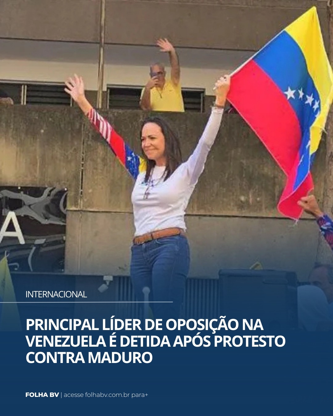 https://www.folhabv.com.br/internacional/principal-opositora-de-maduro-na-venezuela-e-detida-mas-liberada/