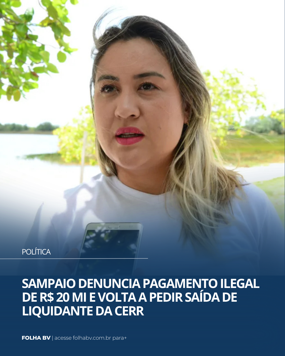 https://www.folhabv.com.br/politica/sampaio-denuncia-pagamento-ilegal-de-r-20-mi-e-volta-a-pedir-saida-de-liquidante-da-cerr/