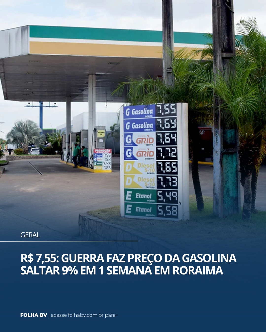 https://www.folhabv.com.br/geral/r-755-guerra-faz-preco-da-gasolina-saltar-9-em-1-semana-em-roraima/